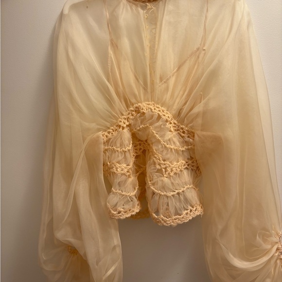 Zimmermann ILLUMINATE MACRAME BODICE top - Picture 2 of 8